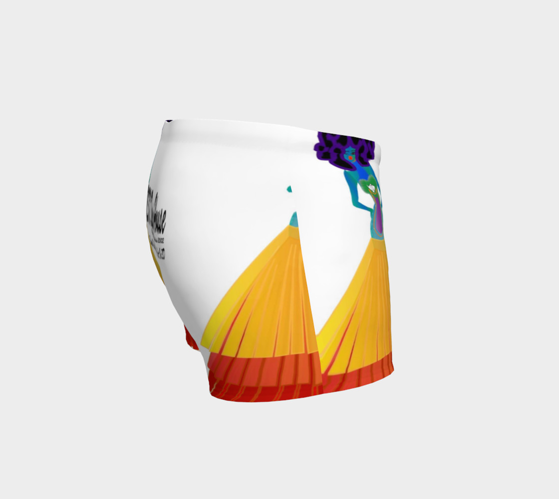 TSX Design House Logo yoga shorts preview #3
