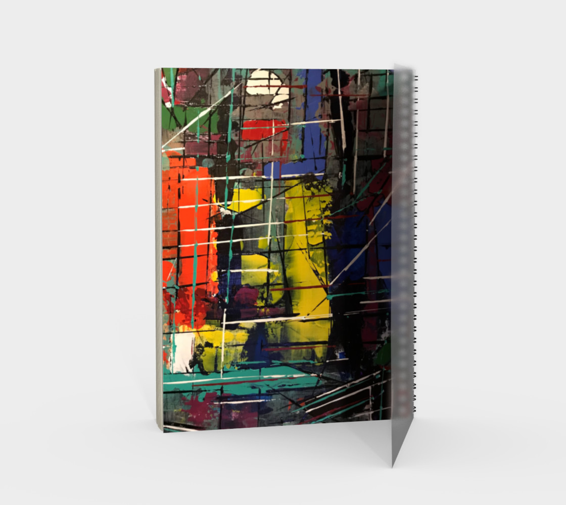 Lines Spiral Notebook preview #2
