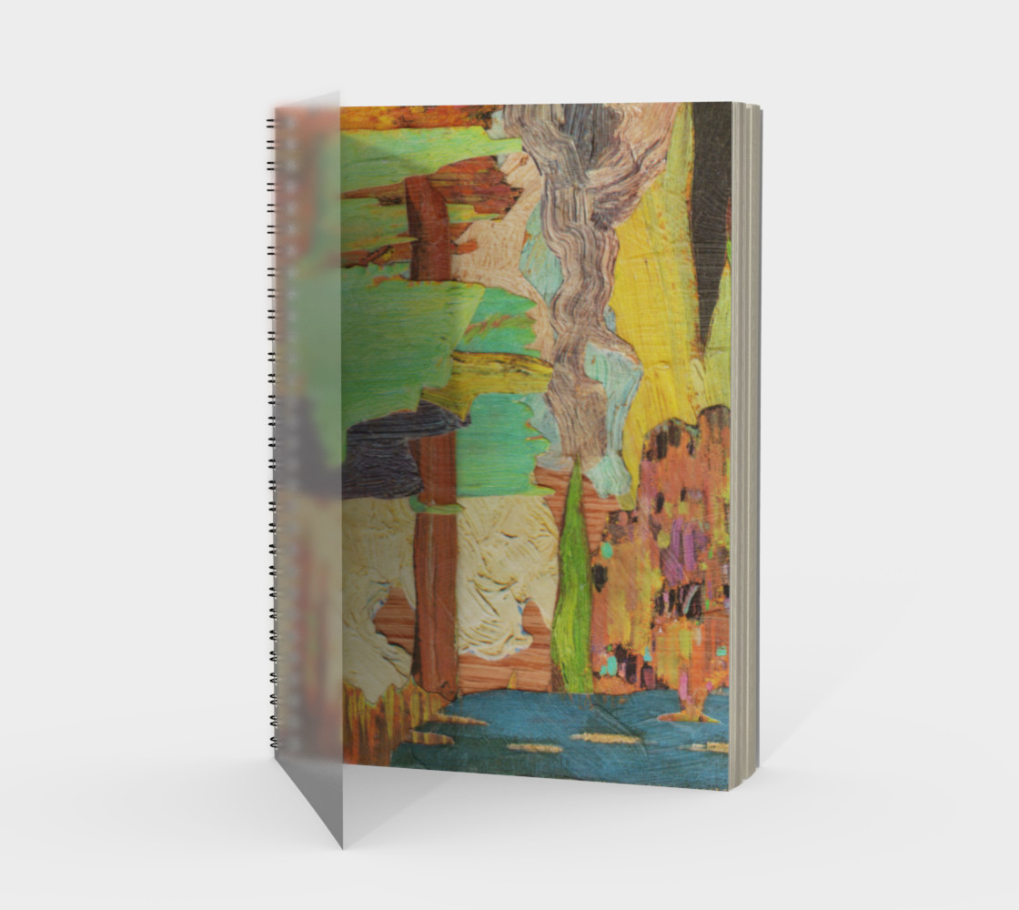 Reimagined Canadian Landscape Spiral Notebook preview #1