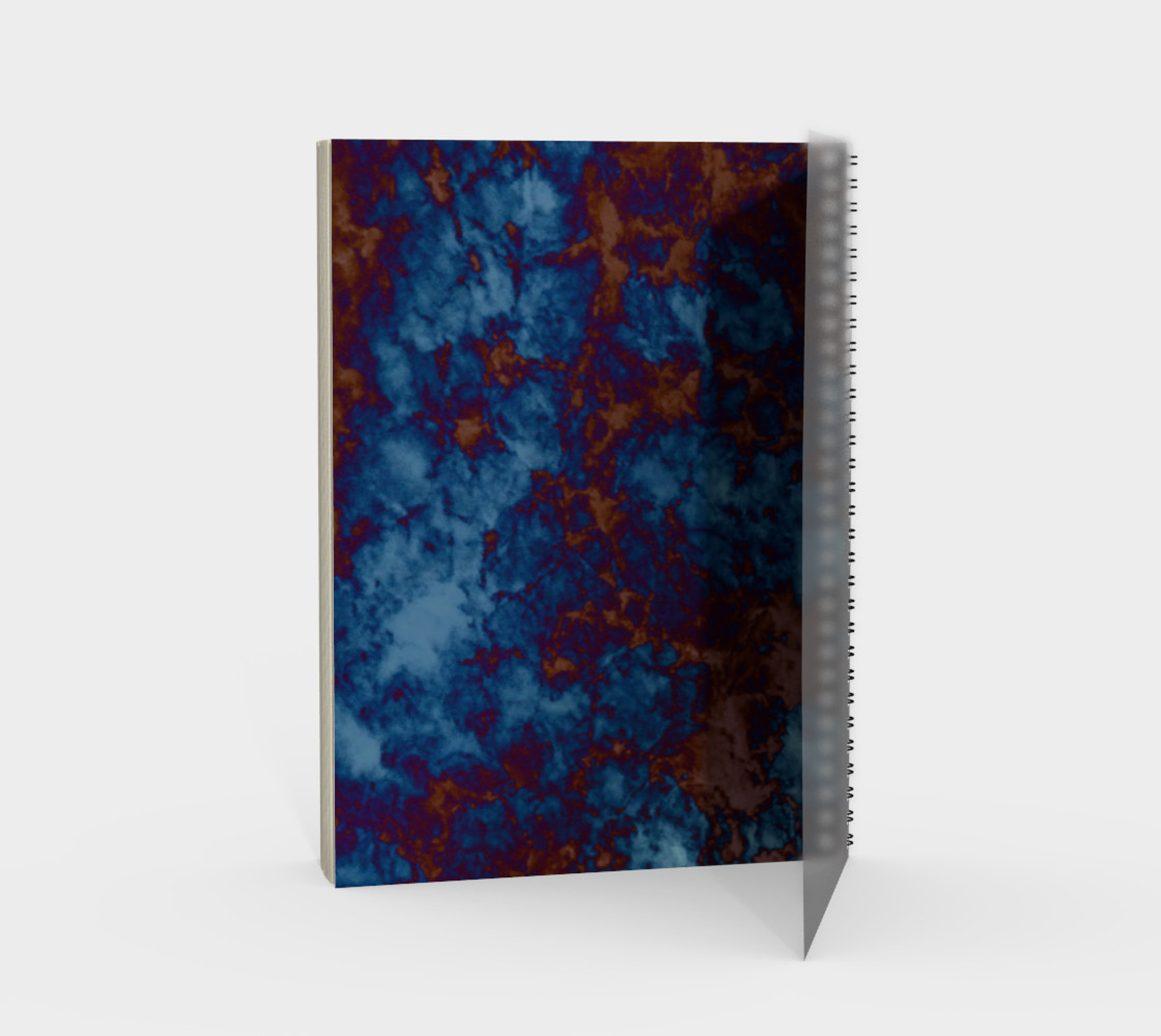 Tie-Dye Sky in Brown and Blue preview #2
