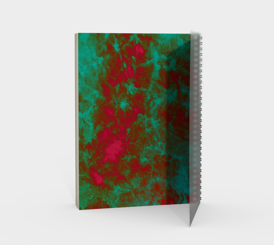 Tie-Dye Sky in Teal and Sunset preview #2