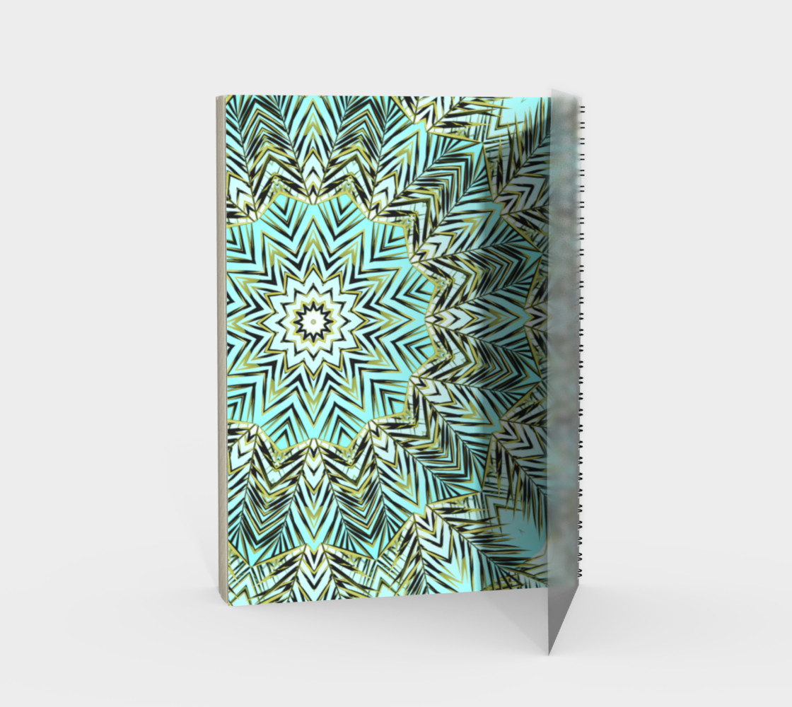 Palm Leaves - spiral notebook preview #2