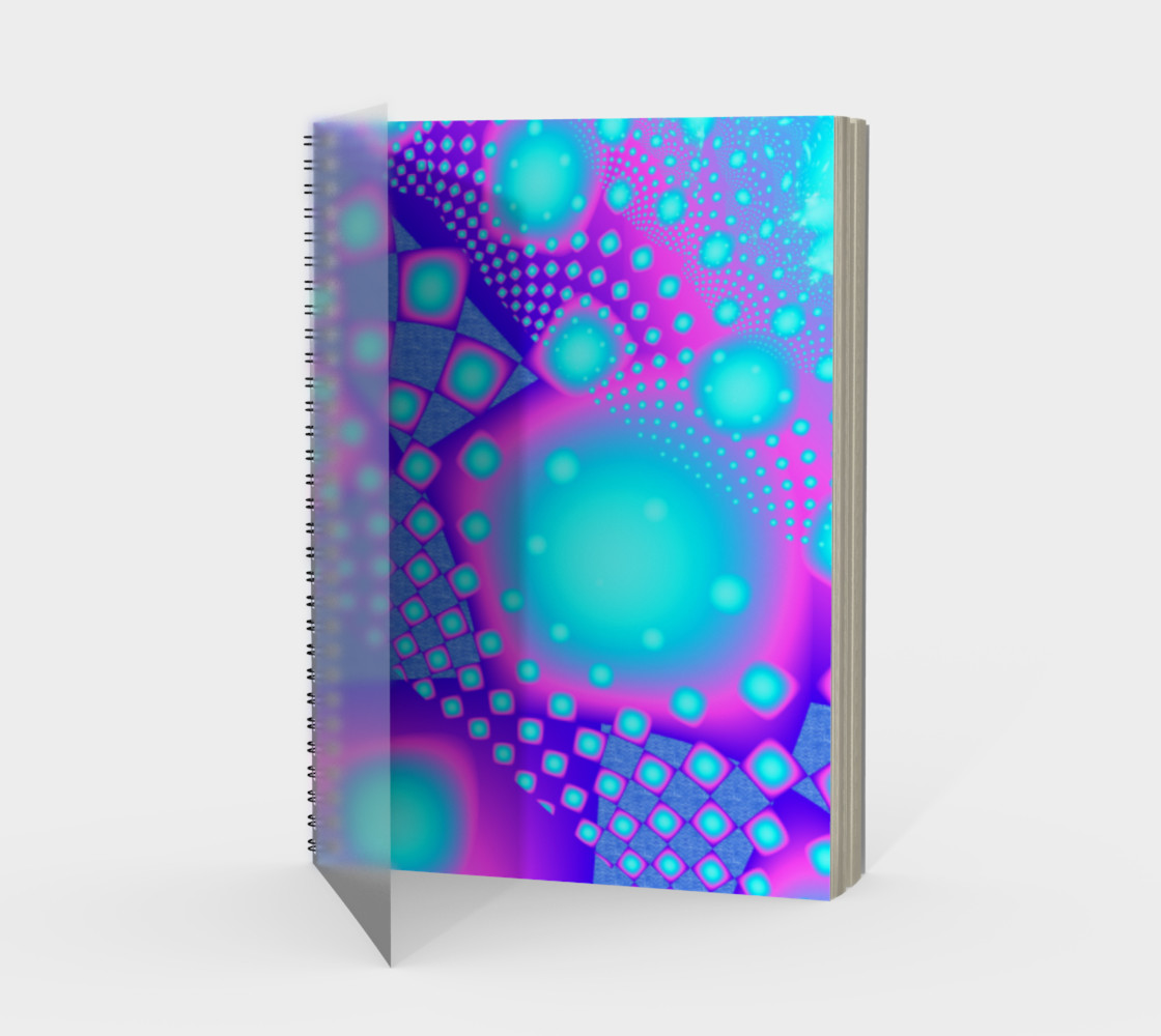 Neon Molecules Psychedelic Fractal preview #1