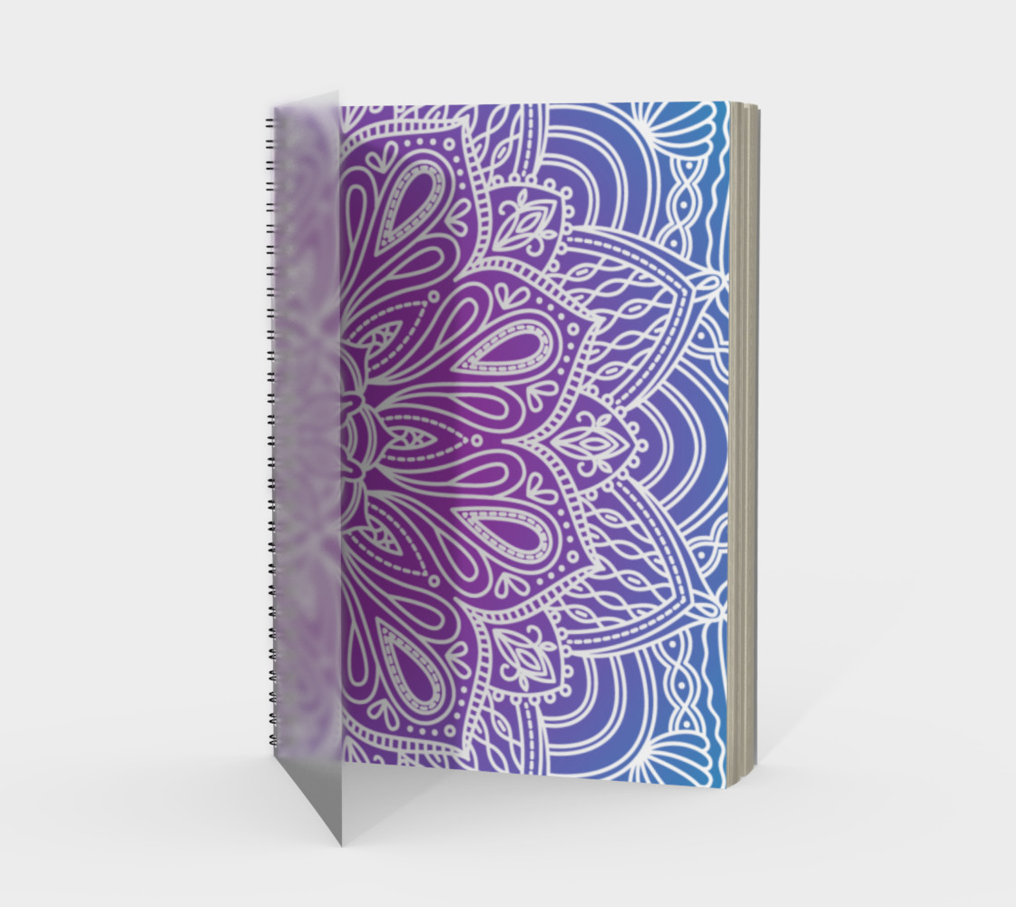 Aperçu de Trendy Gradient Mandala Design #1