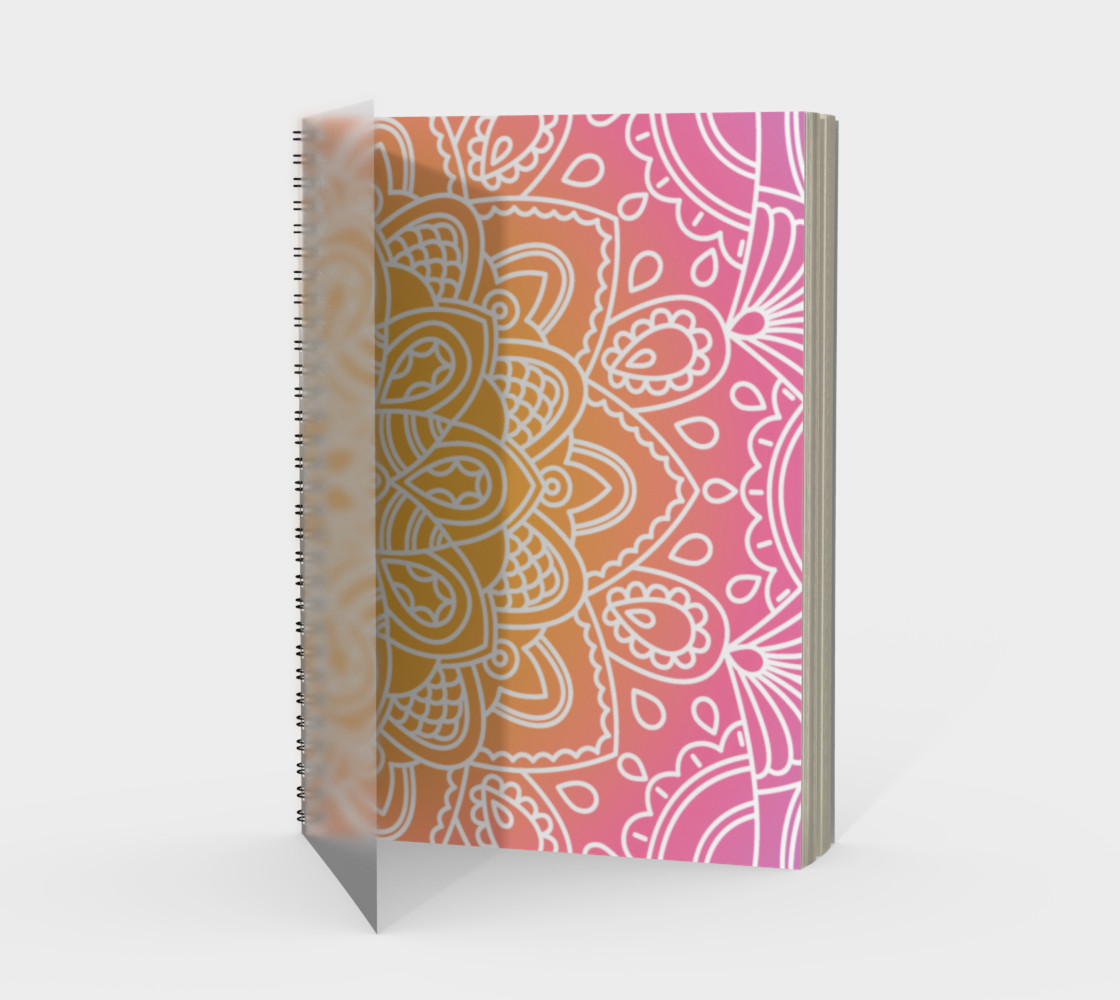 Aperçu de Trendy Gradient Mandala Design #1