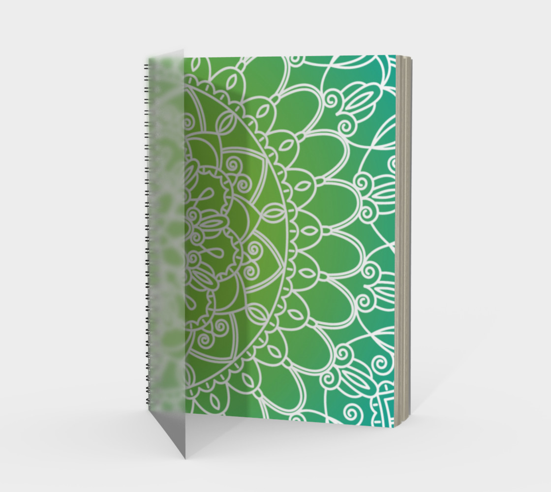 Aperçu de Trendy Gradient Mandala Design #1