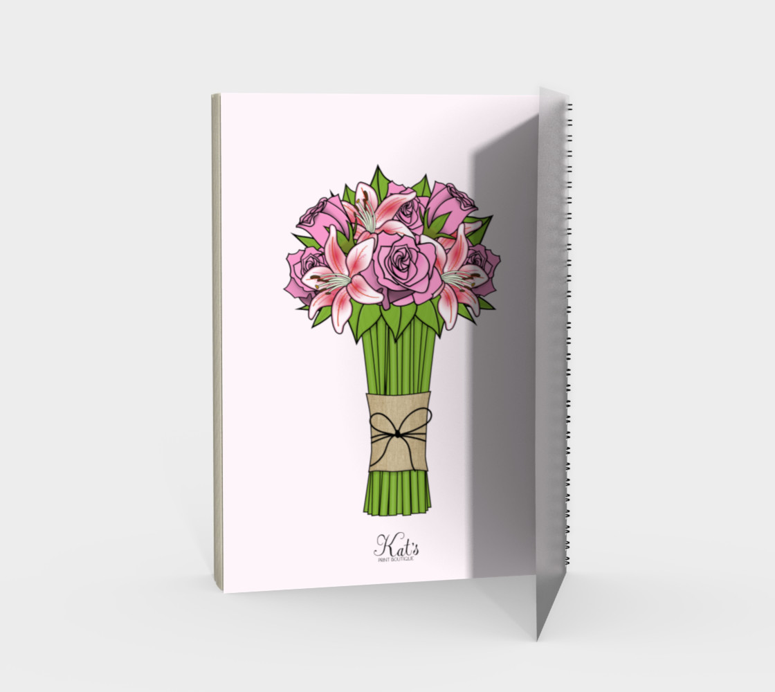 Aperçu de Bouquet of Flowers Spiral Notebook #2