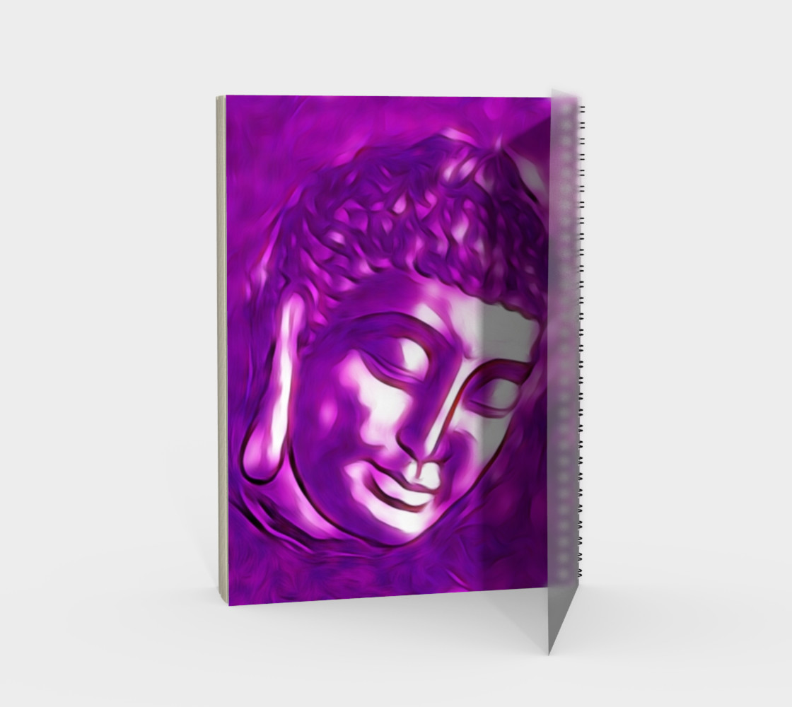 Pink Purple Buddha Art Portrait preview #2