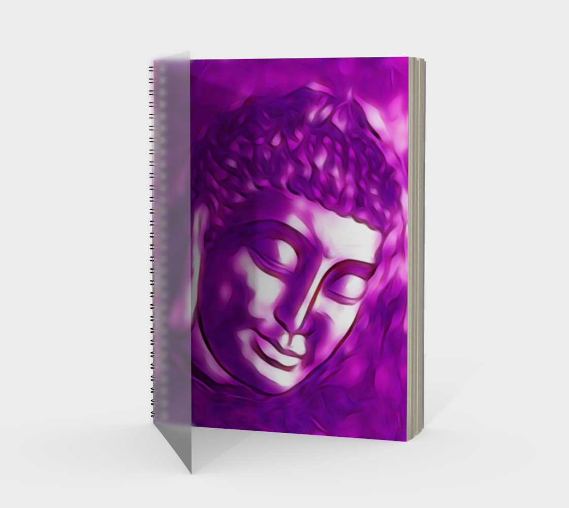 Pink Purple Buddha Art Portrait preview #1