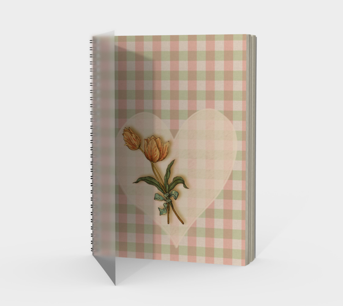 Spring Tulip Bouquet, Country Gingham Miniature #2