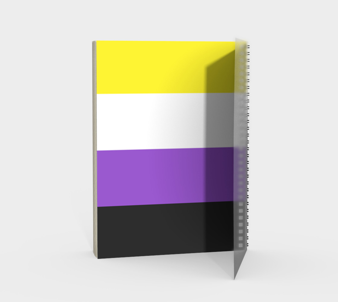 Aperçu de Nonbinary LGBT Spiral Notebook #2