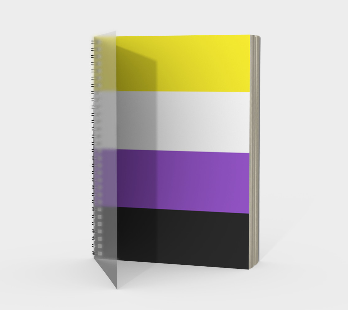 Nonbinary LGBT Spiral Notebook Miniature #2