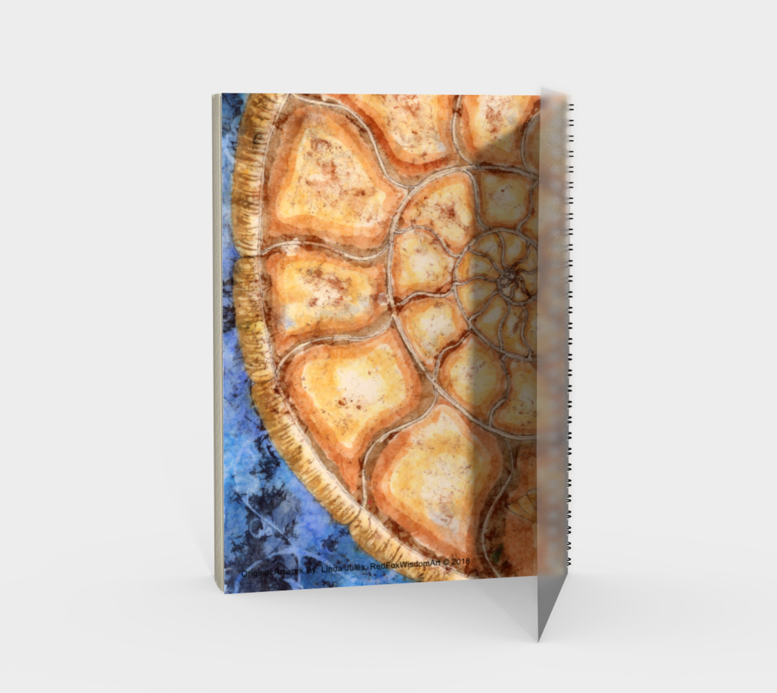 Nautilus Shells Fibonacci Spiral Notebook preview #2
