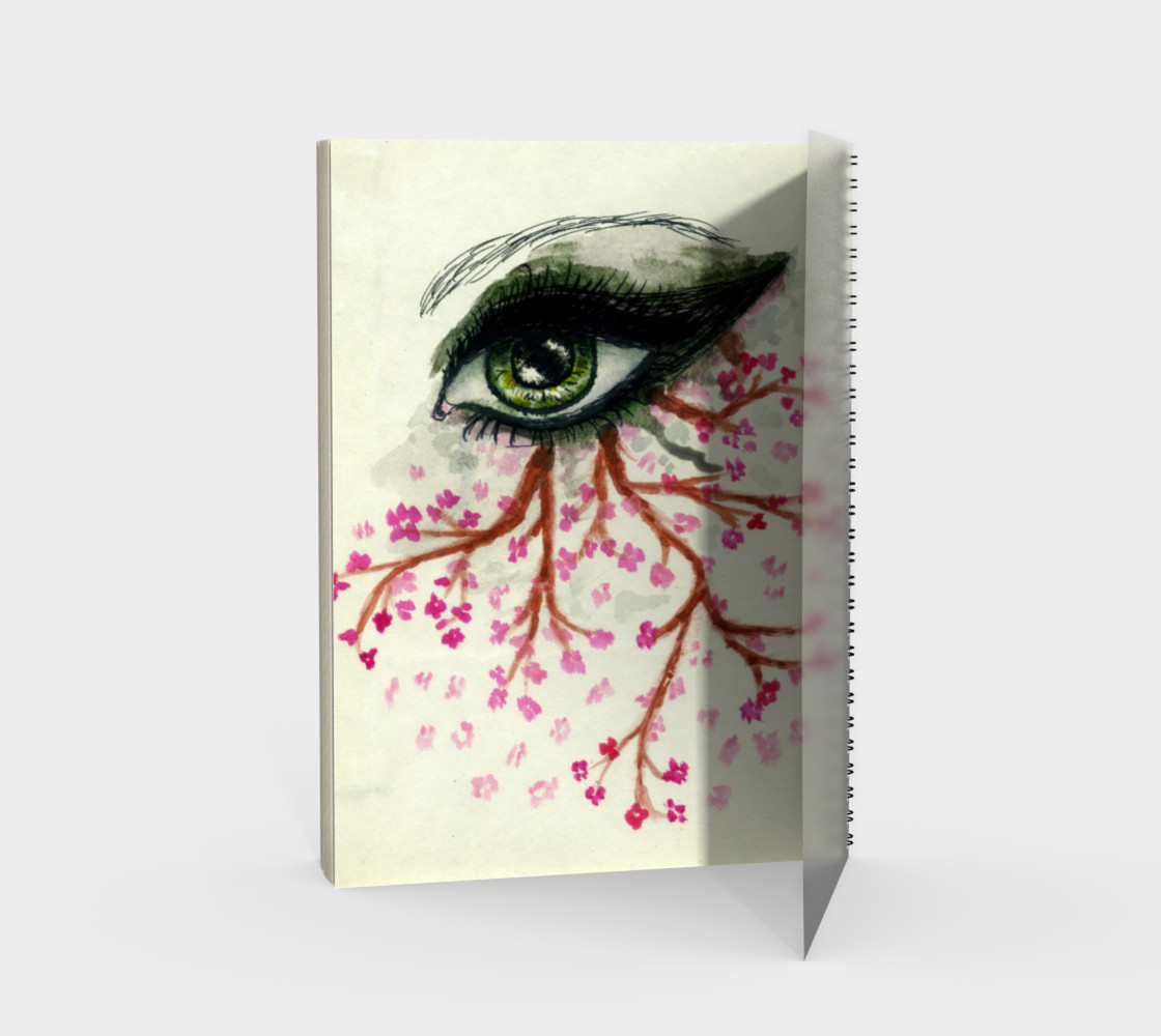 Aperçu de Green eye with sakura #2