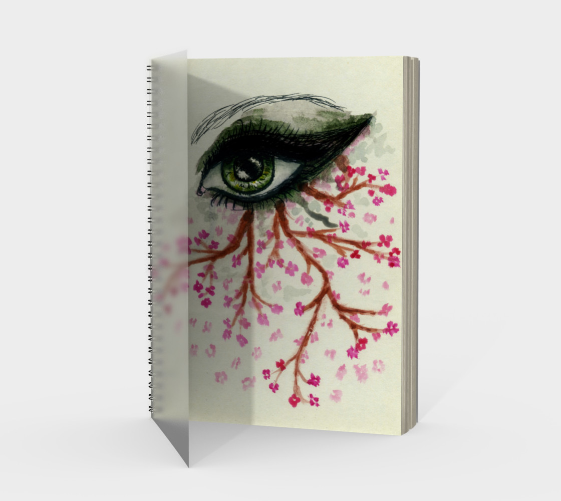 Aperçu de Green eye with sakura #1