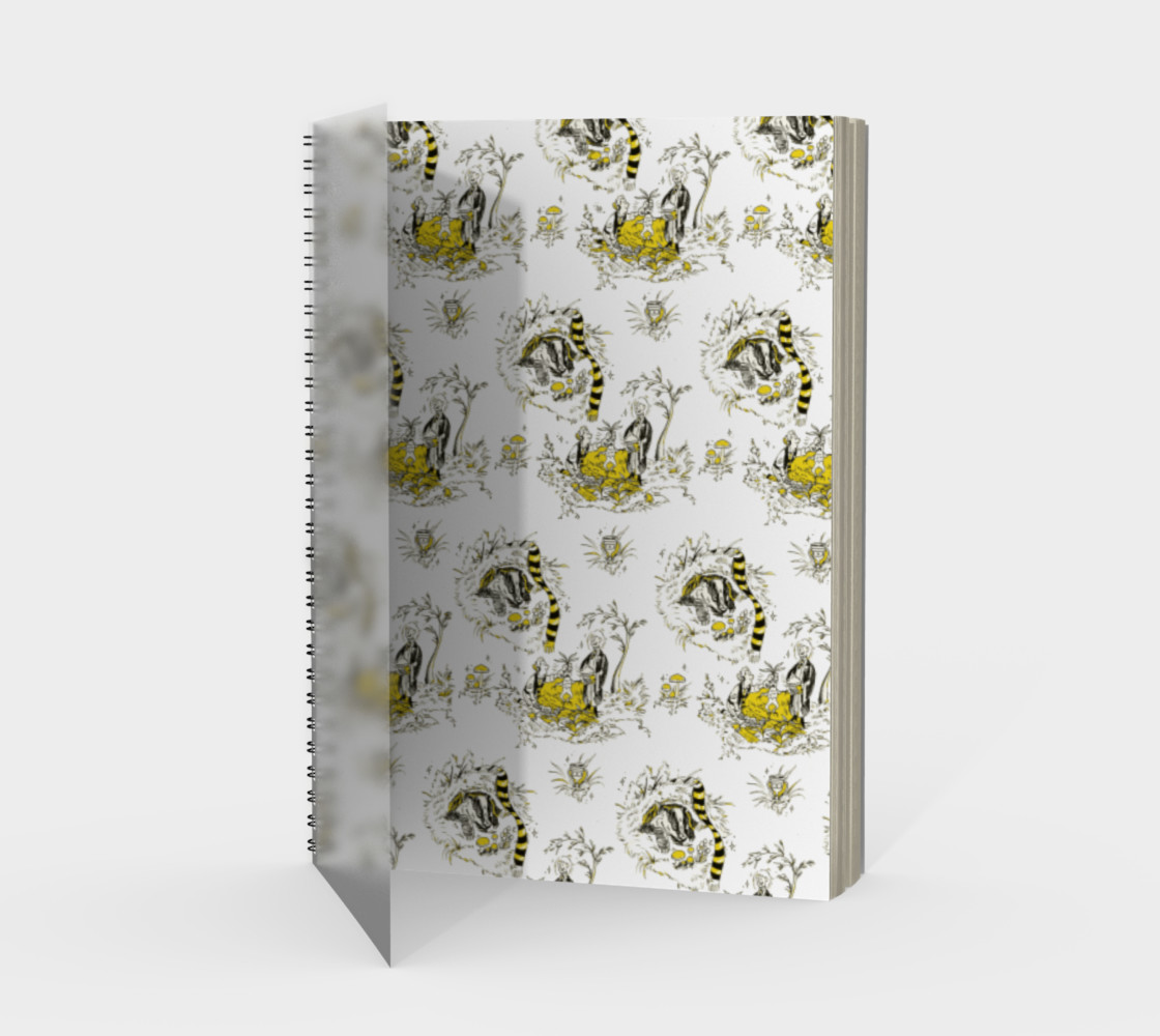 Hufflepuff Toile Notebook preview #1