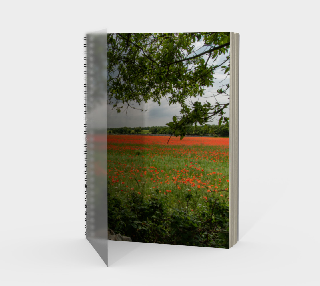Utterly Italy Puglia Poppy Field Notebook preview #1