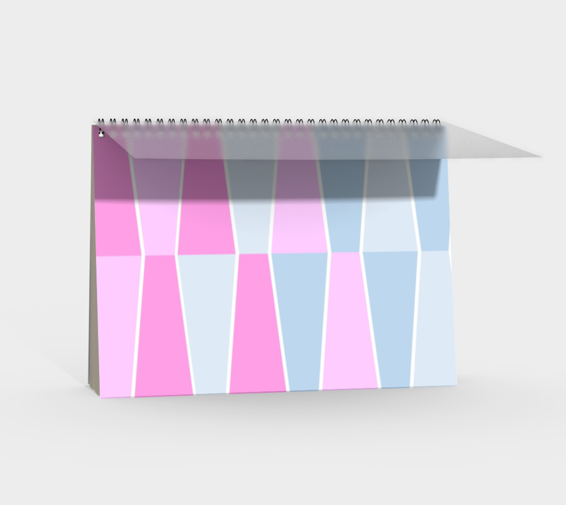 Aperçu de Pastel Geometric Spiral Notebook #2