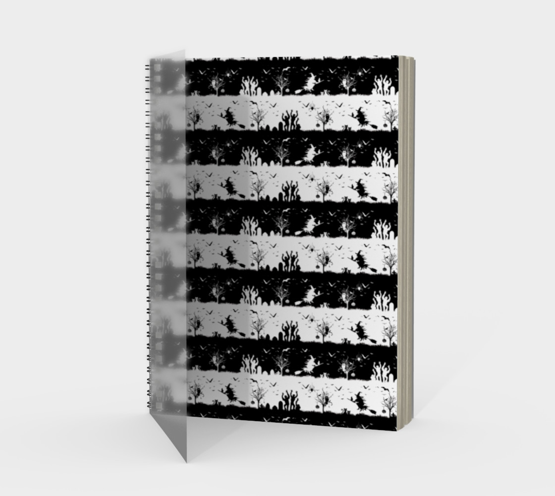 Black and White Halloween Nightmare Stripes preview #1