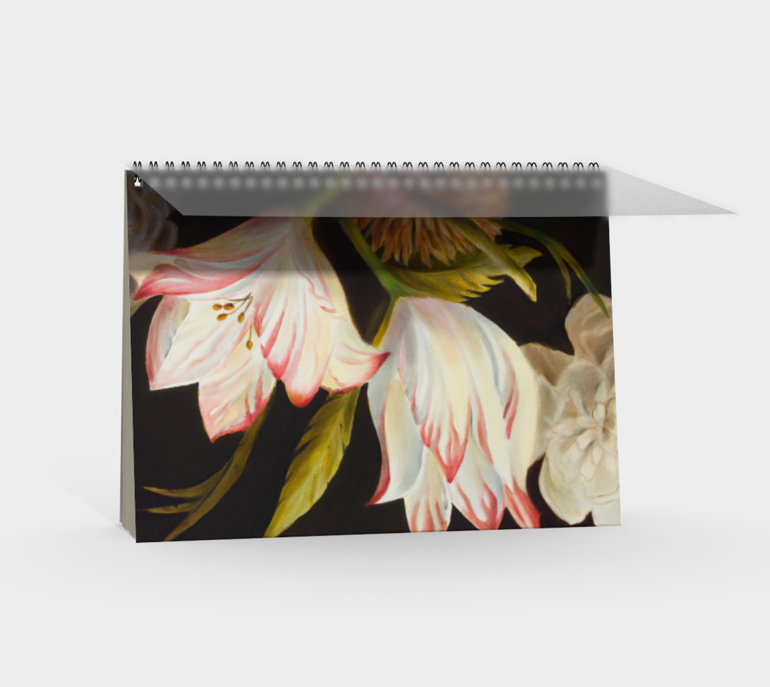 Winter Floral Spiral Notebook preview #2