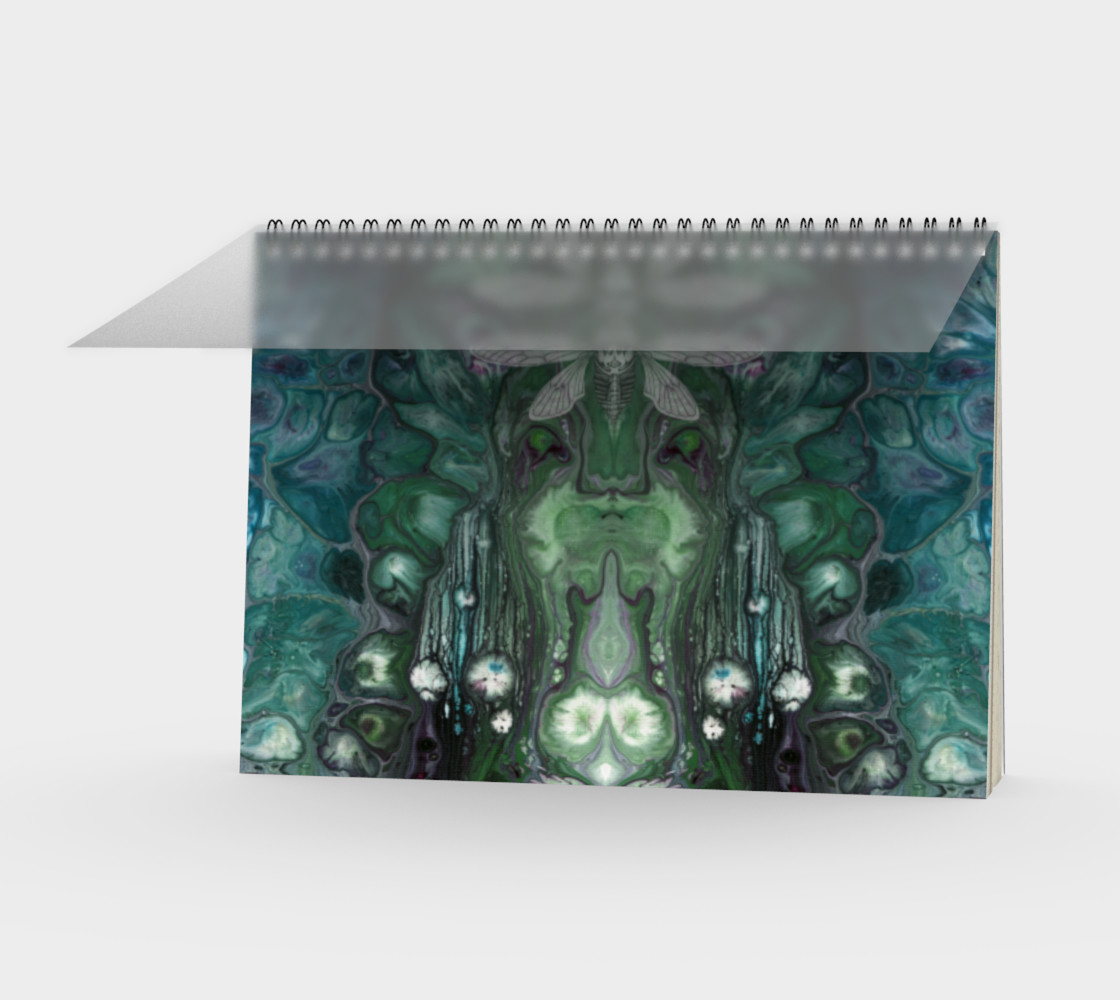 Meta Cicada Spiral Notebook preview #1