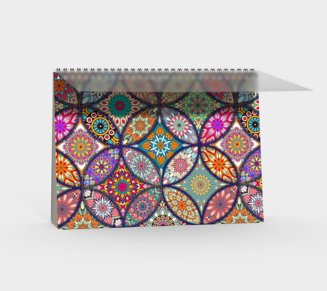 Vibrant Mandalas Spiral Notebook preview #2