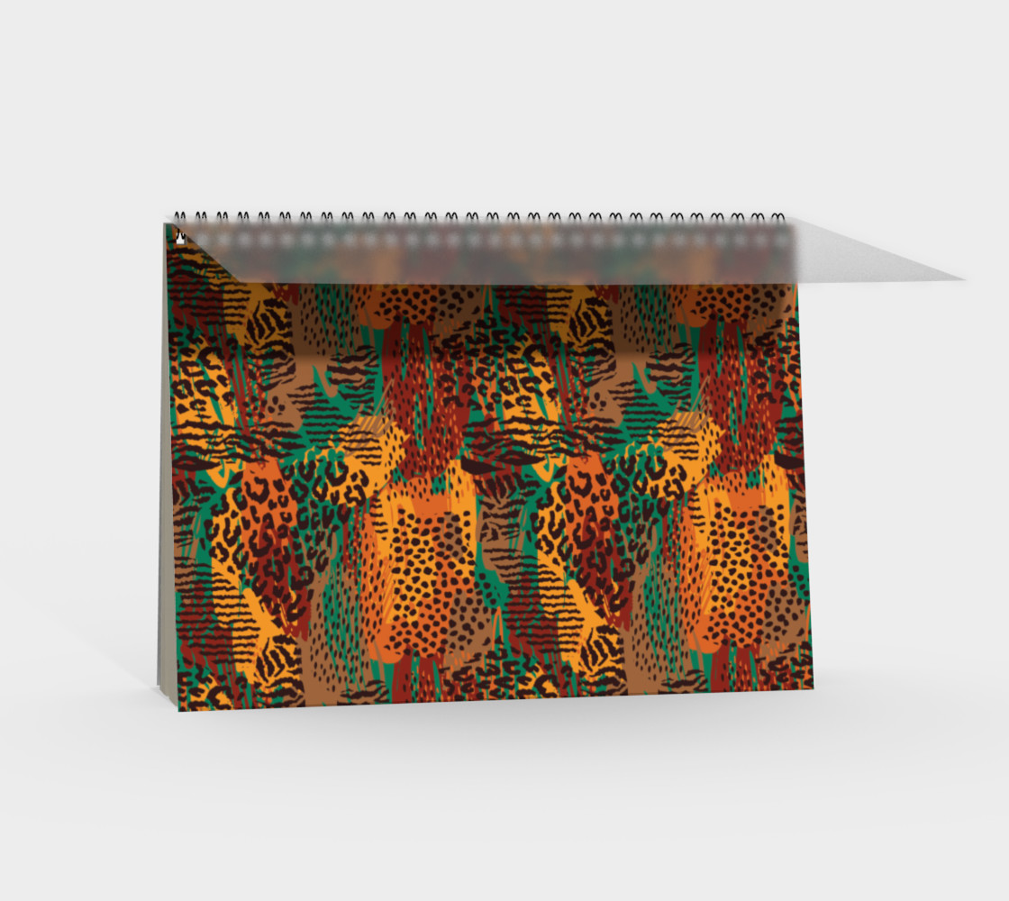 Safari Animal Print Mashup Spiral Notebook preview #2