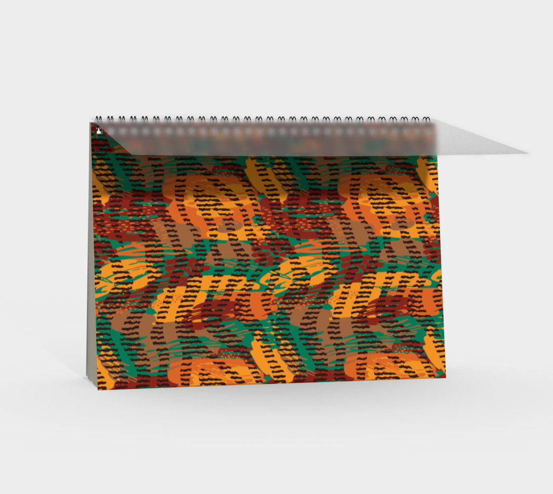 Abstract Animal Stripes Spiral Notebook preview #2