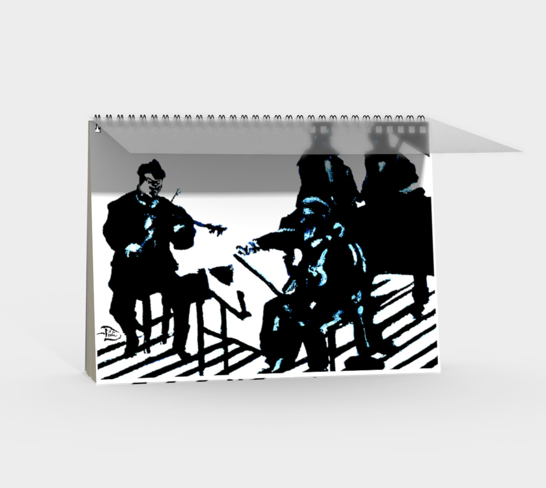 Aperçu de Chamber Jazz Spiral Notebook (48 pgs./blank) #2