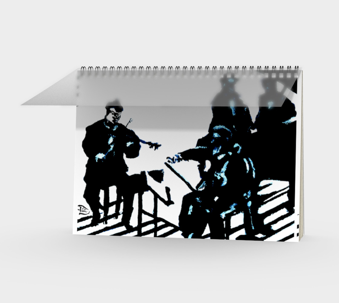 Aperçu de Chamber Jazz Spiral Notebook (48 pgs./blank) #1