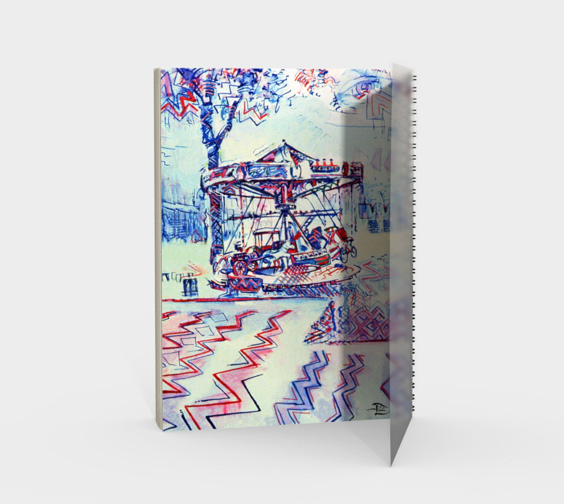 Aperçu de Luna Park Spiral Notebook (48-pgs./blank) #2
