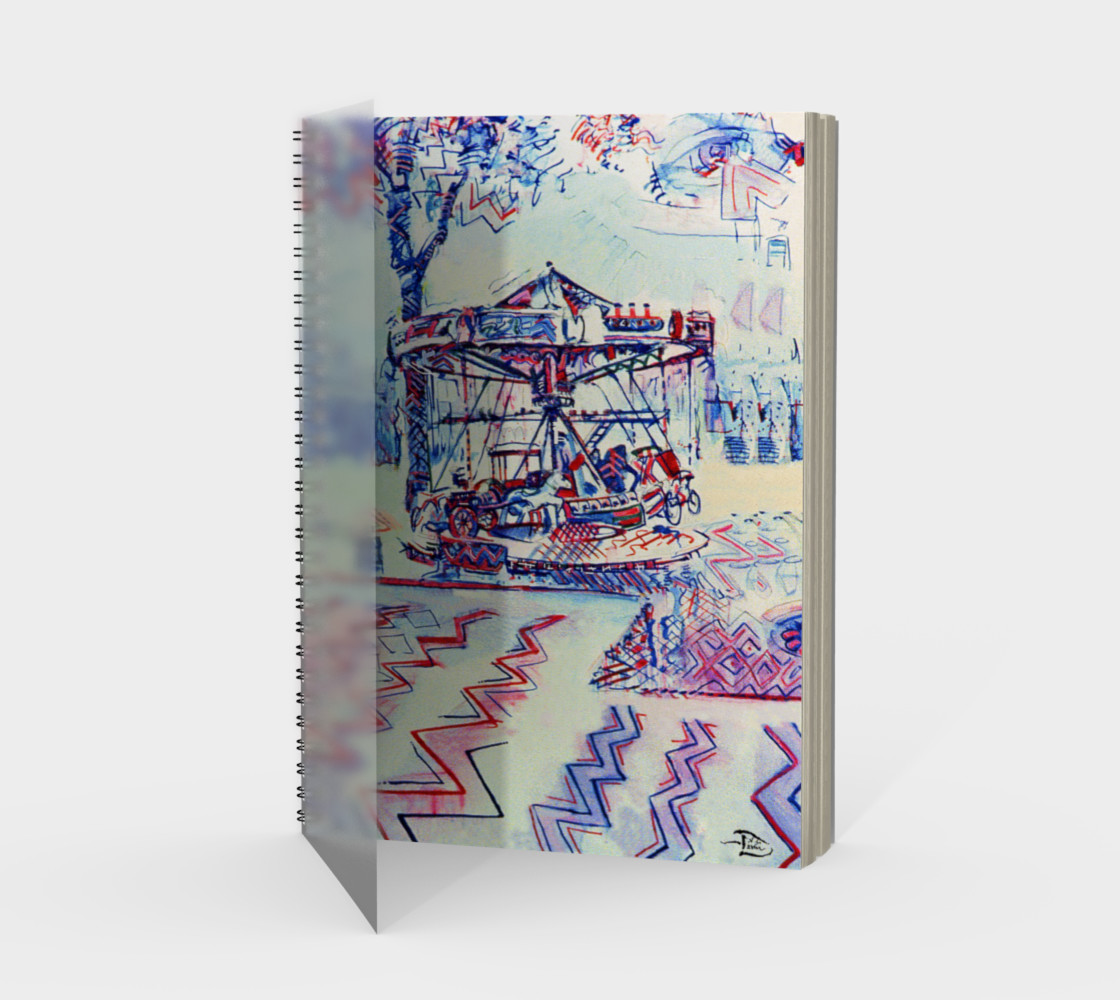 Aperçu de Luna Park Spiral Notebook (48-pgs./blank) #1