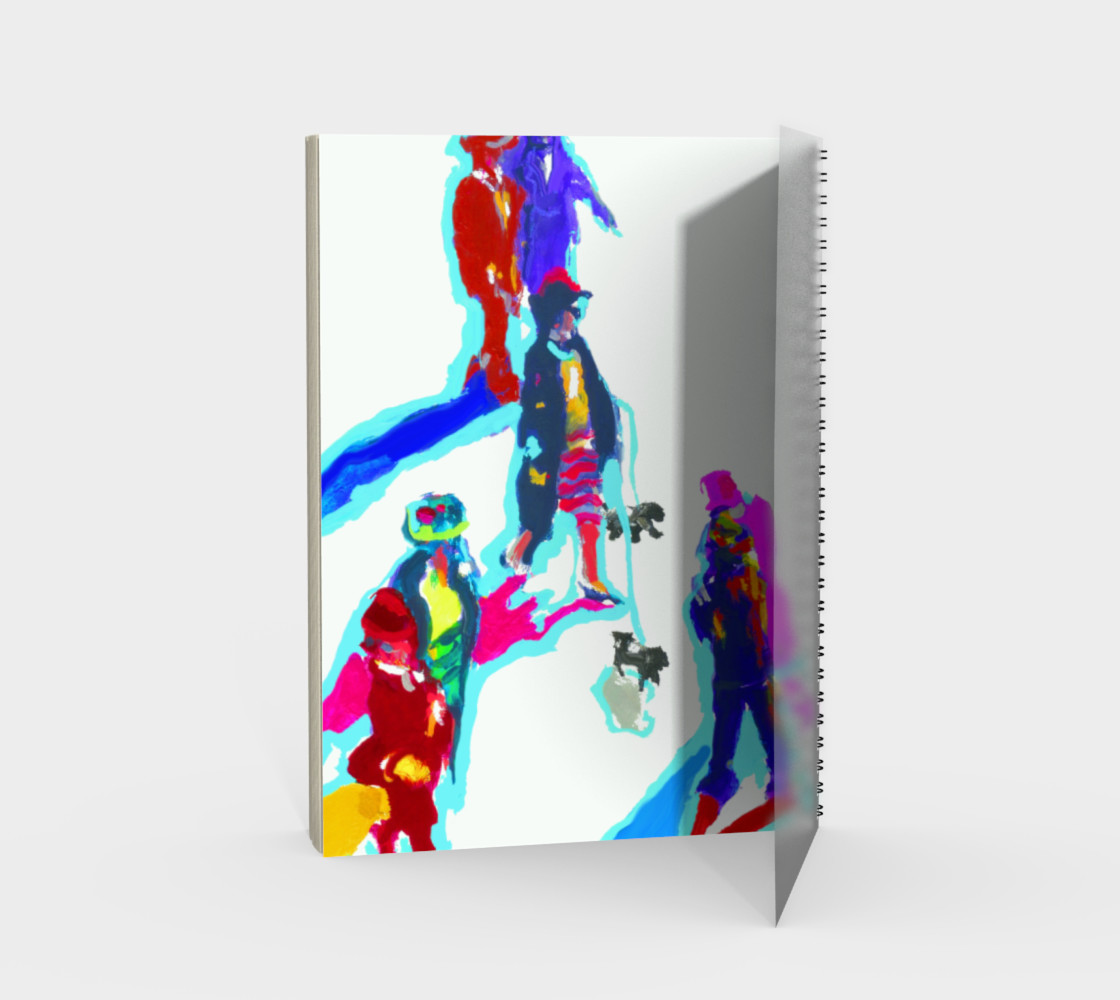 Aperçu de City Girl Spiral Notebook (48-pgs./blank) #2