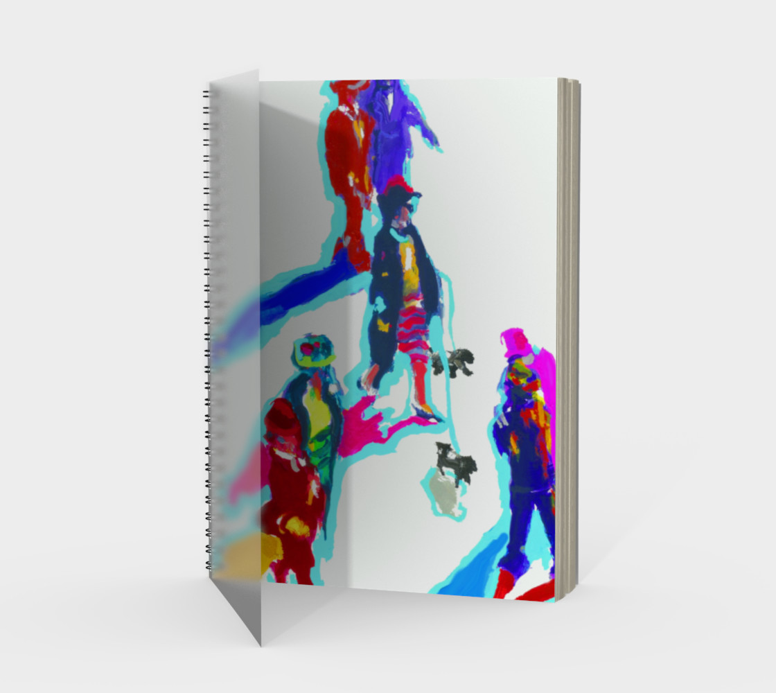 Aperçu de City Girl Spiral Notebook (48-pgs./blank) #1