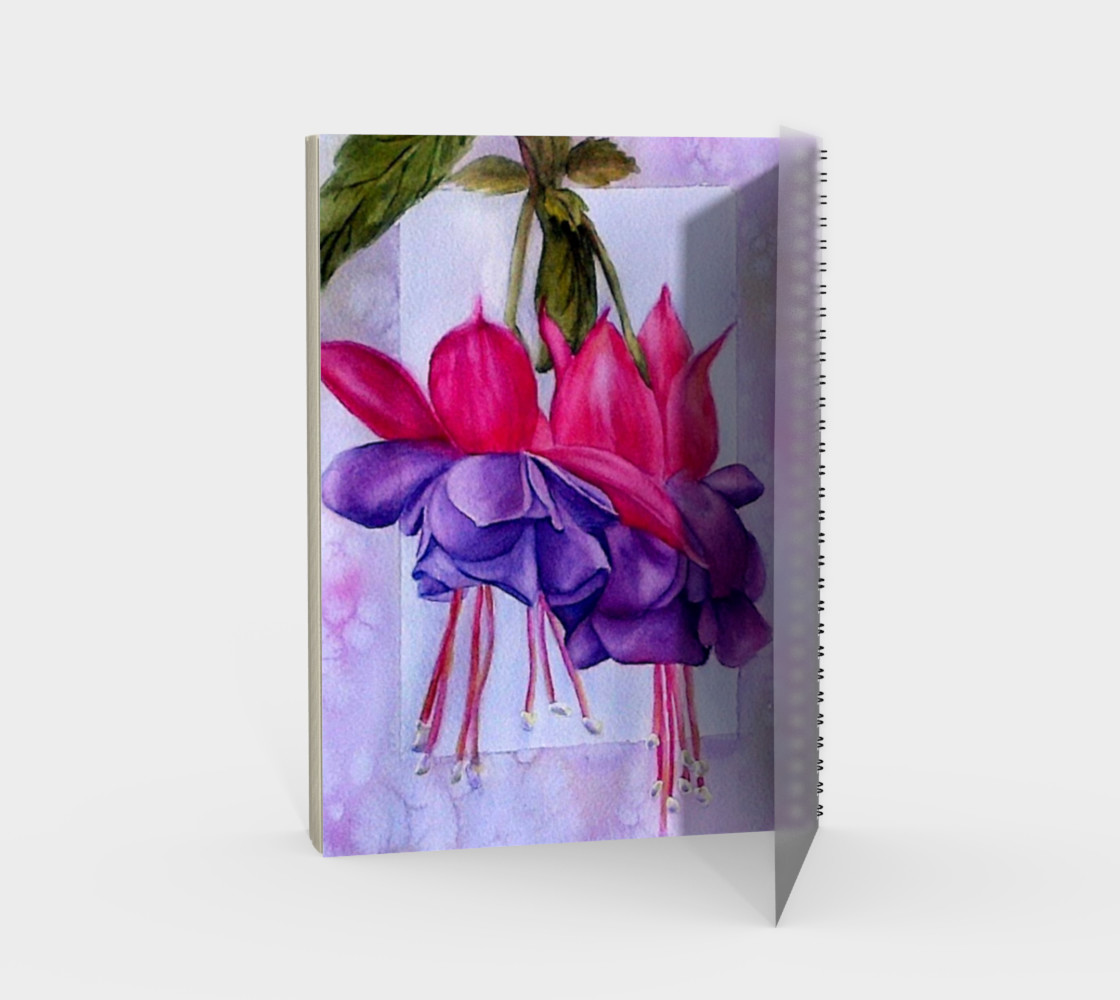 Fuchsia Spiral Notebook preview #2