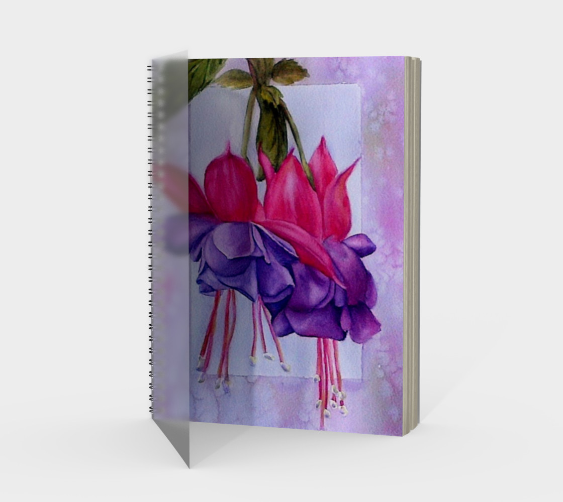 Fuchsia Spiral Notebook preview #1
