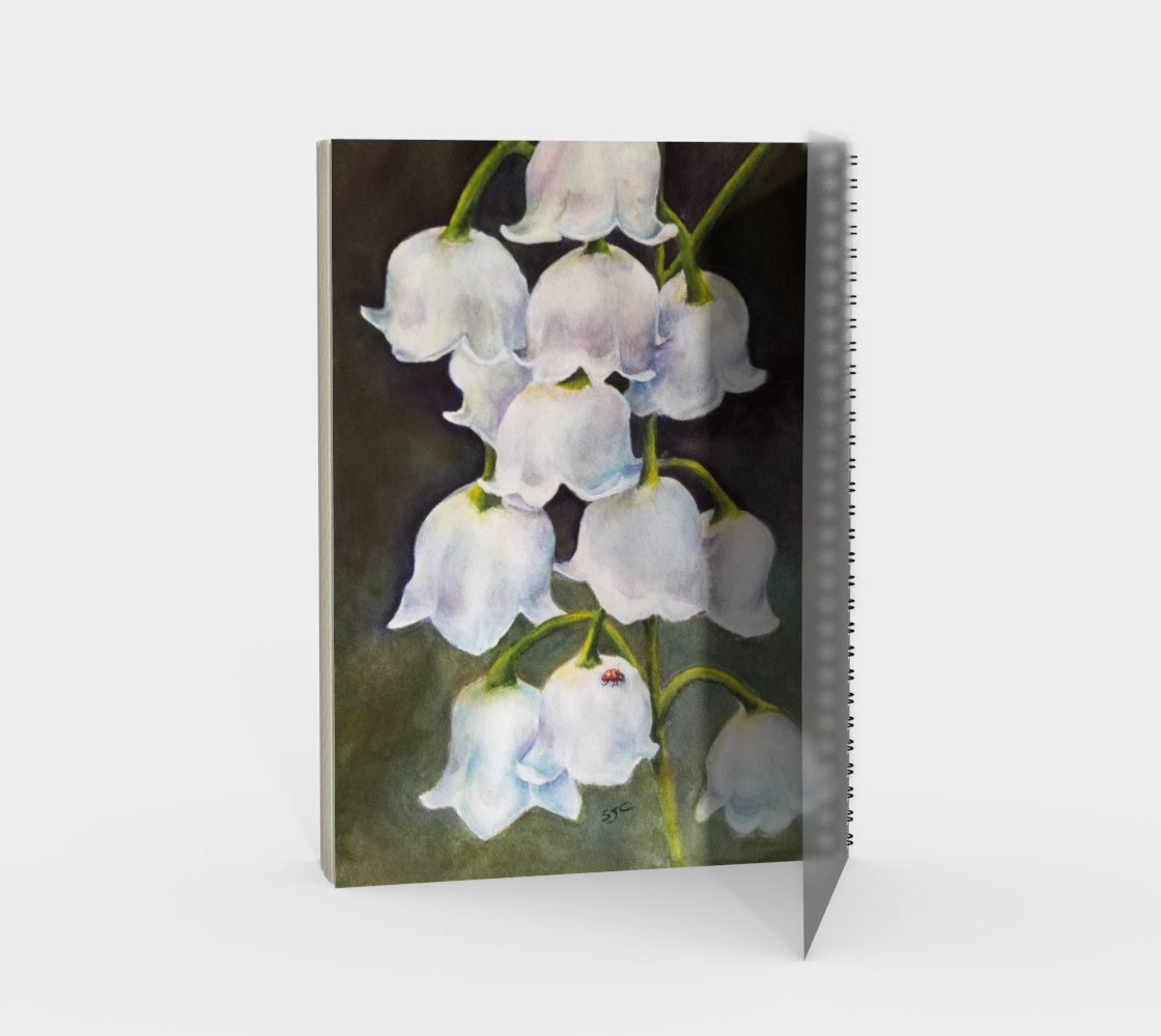 Lily of the Valley Spiral Notebook preview #2