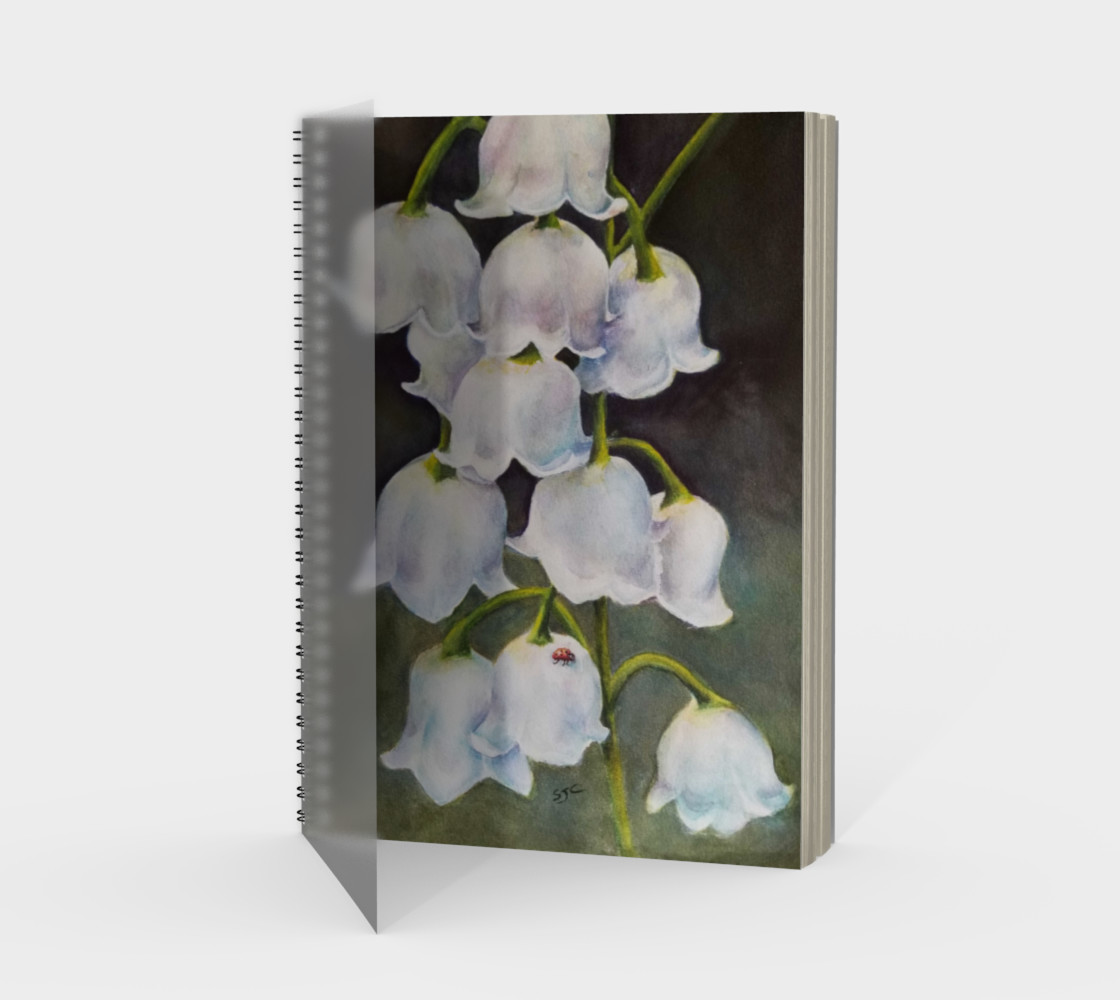 Lily of the Valley Spiral Notebook preview #1