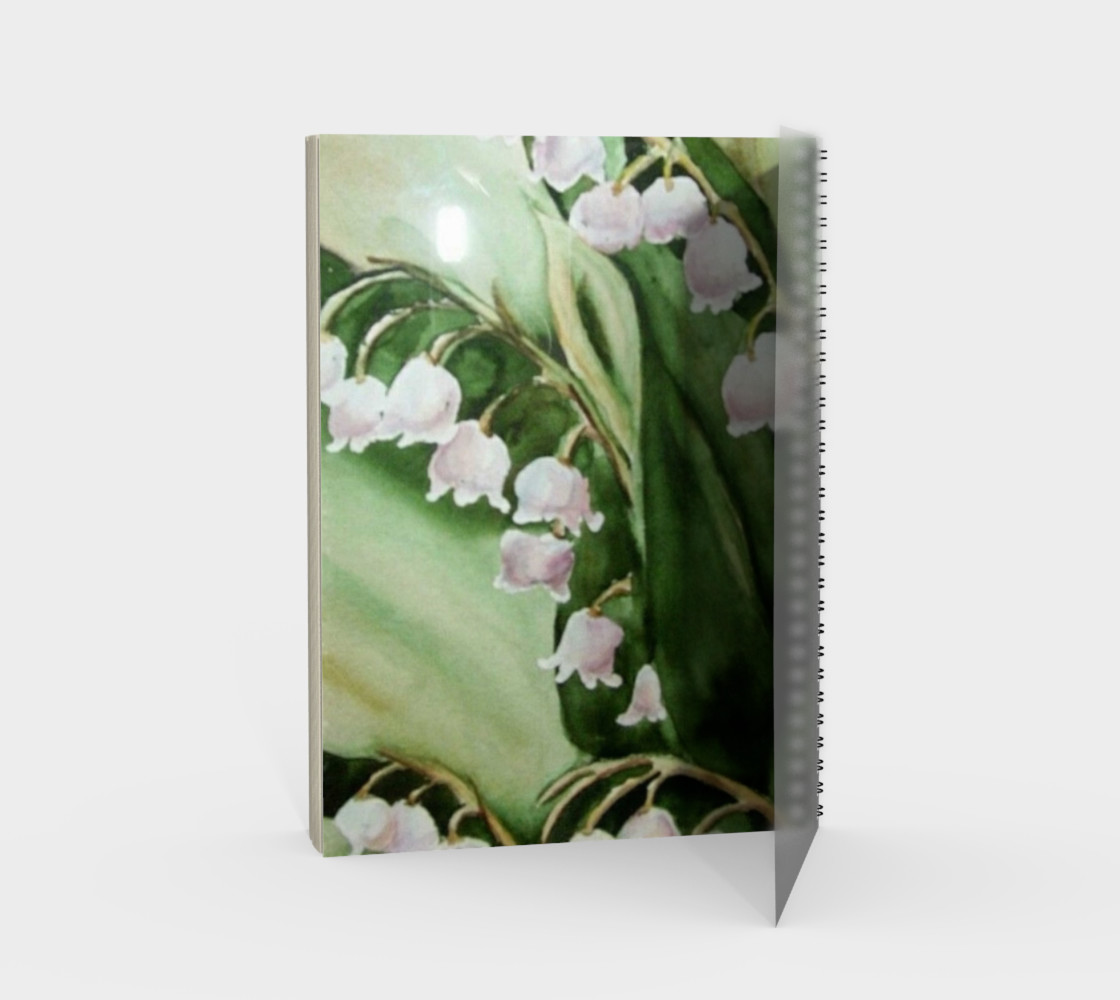 Lily Fronds Spiral Notebook preview #2