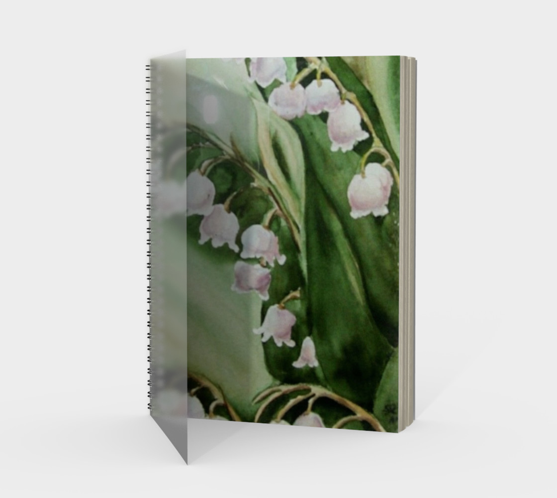 Lily Fronds Spiral Notebook preview #1