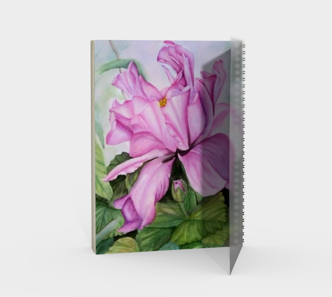 Tropical Orchid Spiral Notebook preview #2