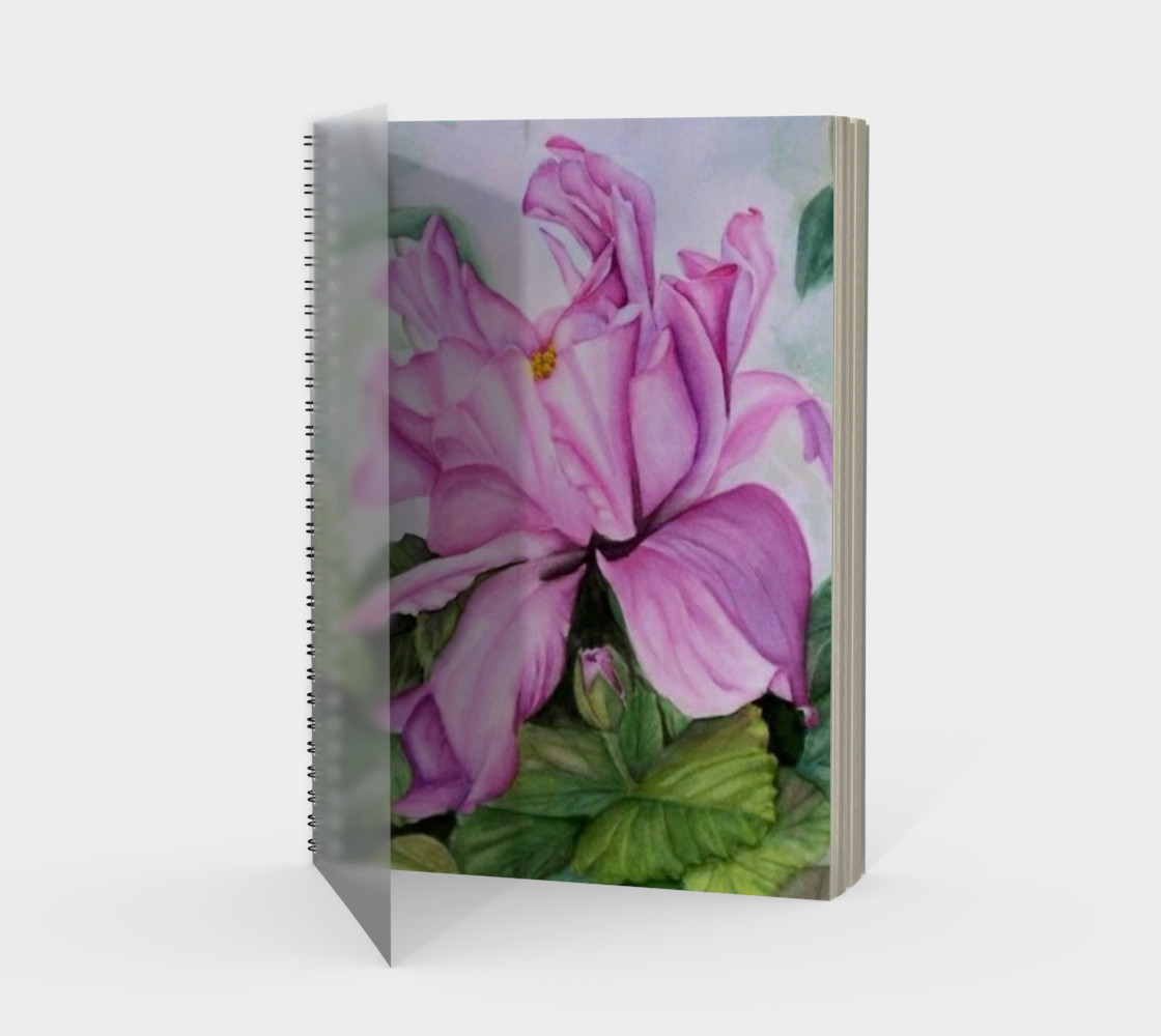 Tropical Orchid Spiral Notebook preview #1