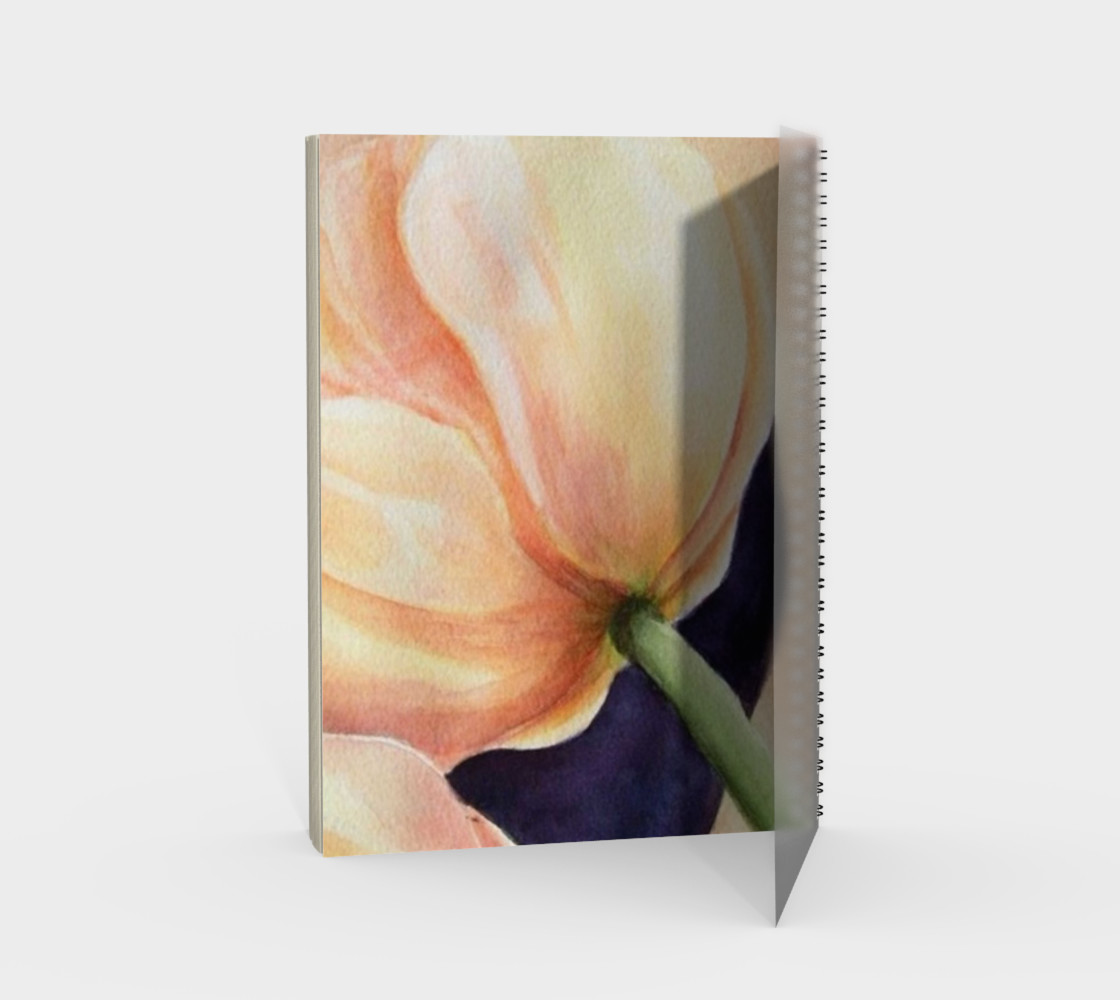 Yellow Tulip Spiral Notebook preview #2