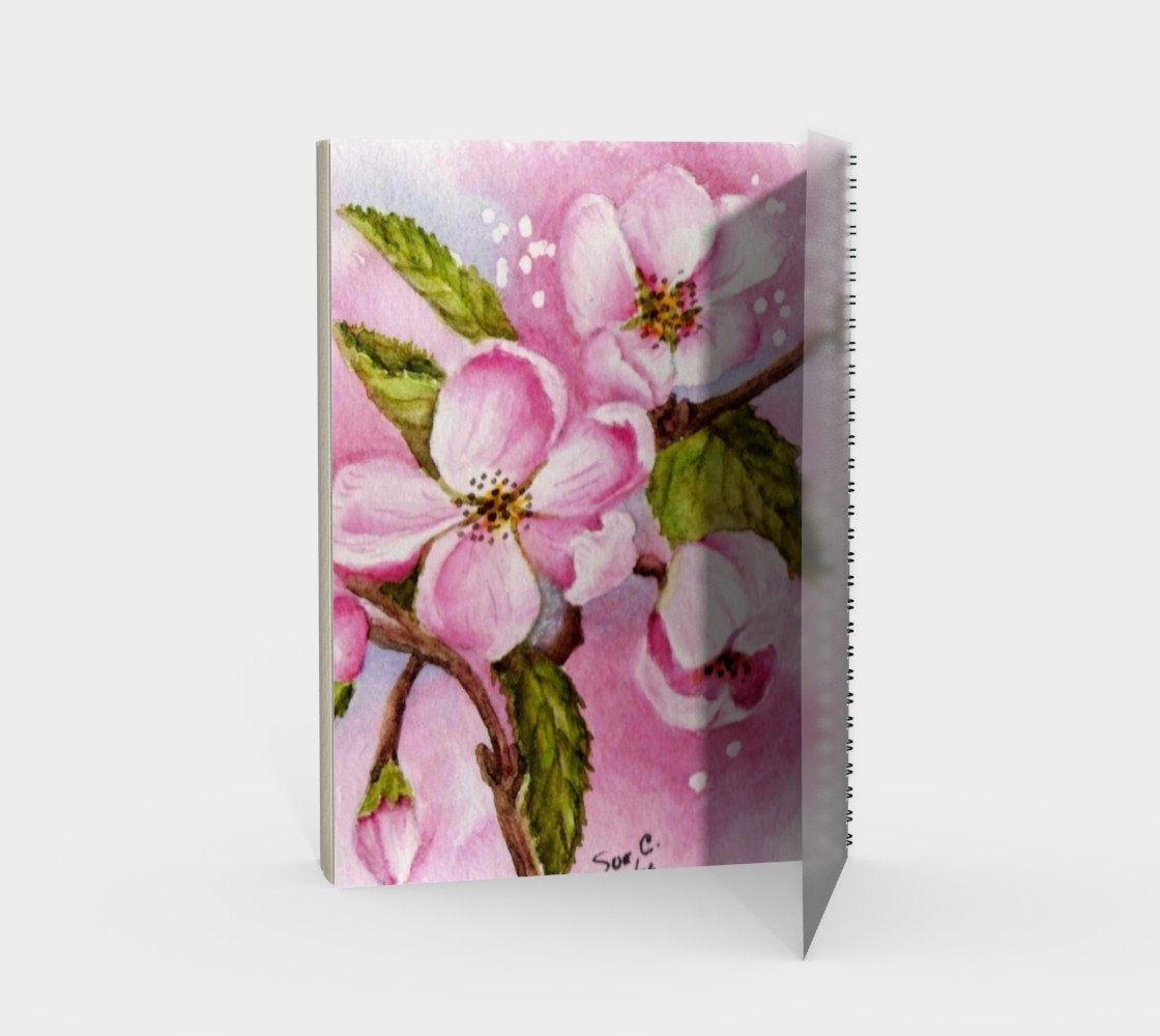 Apple Blossoms Spiral Notebook preview #2
