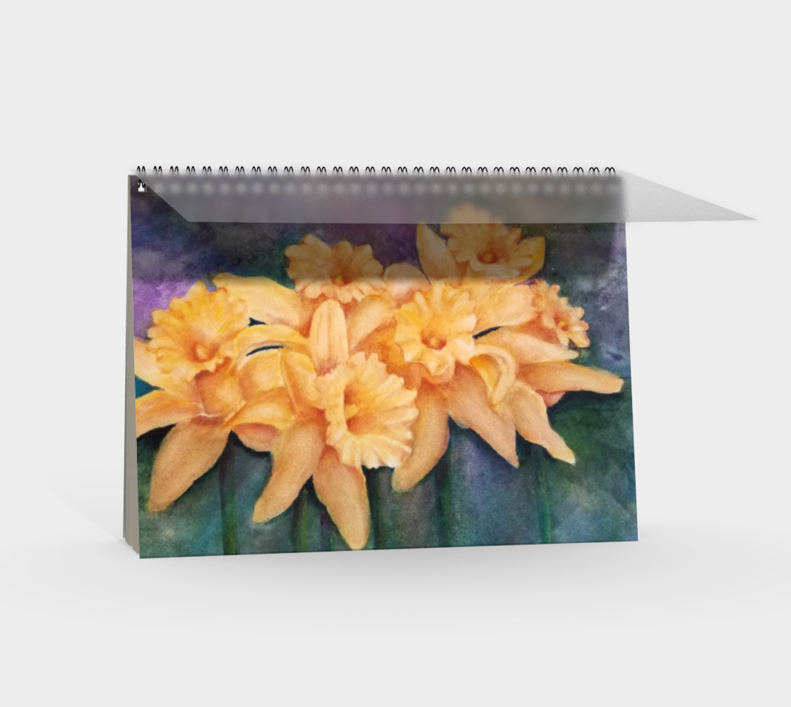 Daffodils Spiral Notebook preview #2