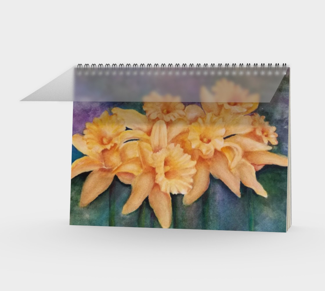 Daffodils Spiral Notebook preview #1