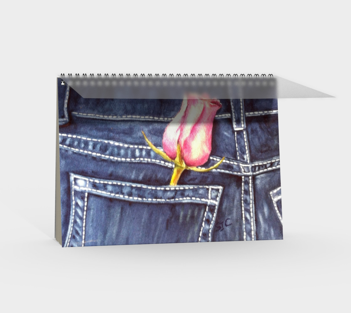 Rose Bud Spiral Notebook preview #2
