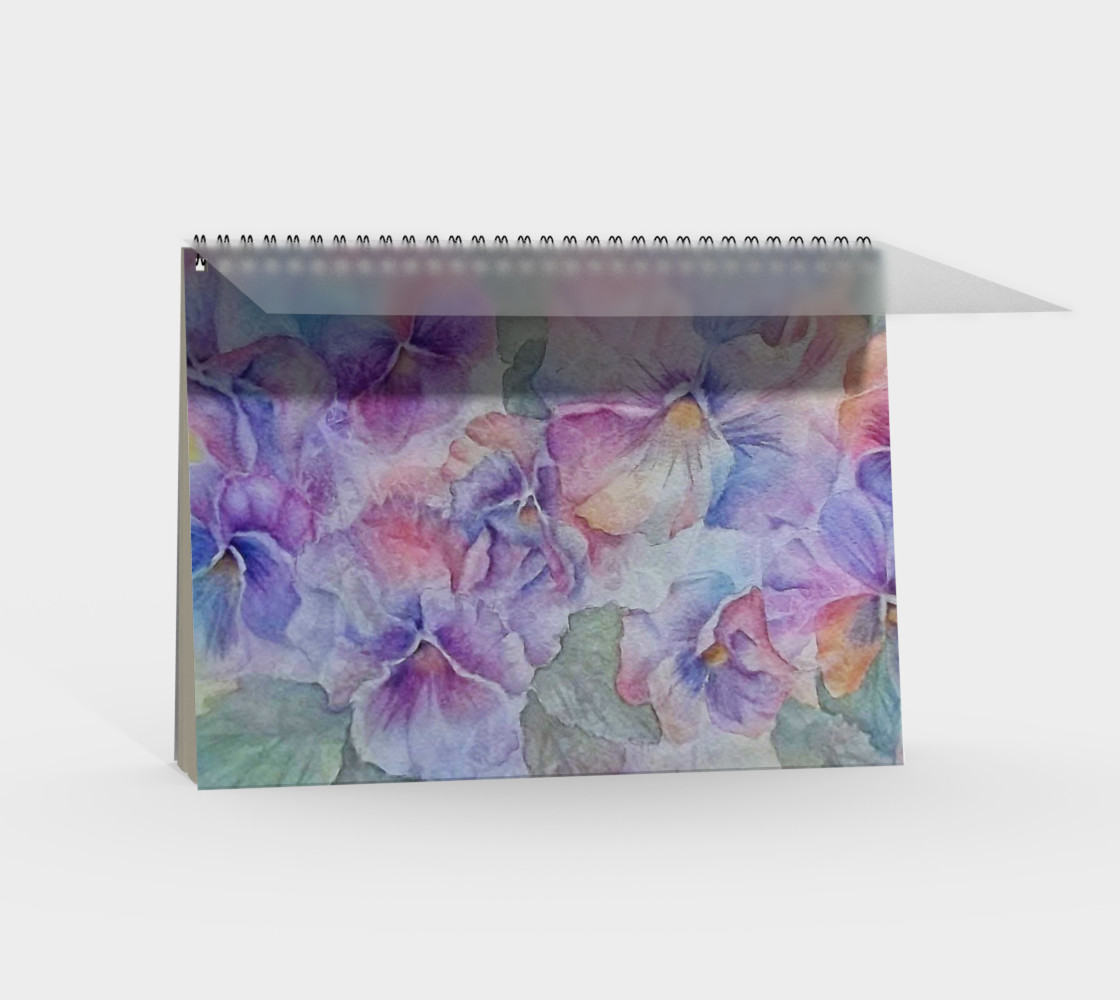 Pansy Party Spiral Notebook preview #2