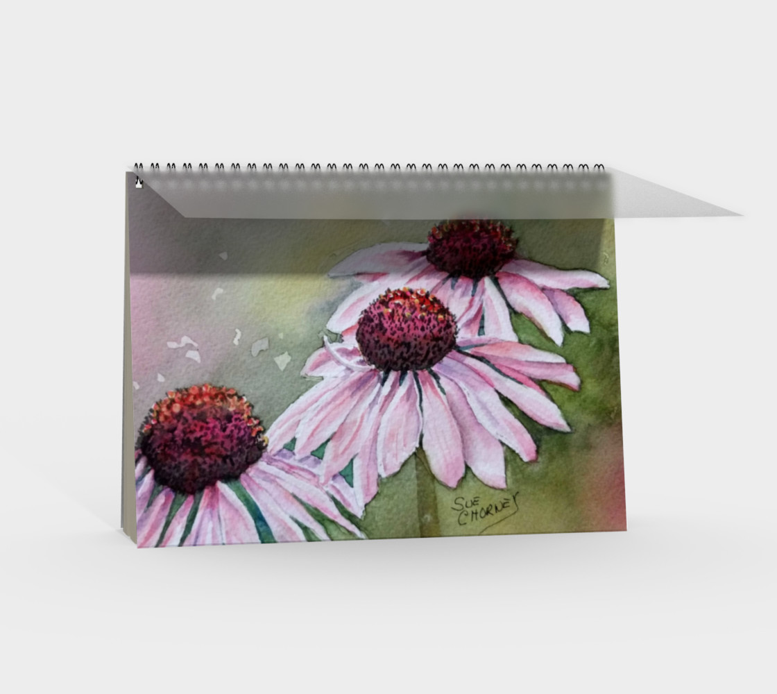 Echinacea Spiral Notebook preview #2