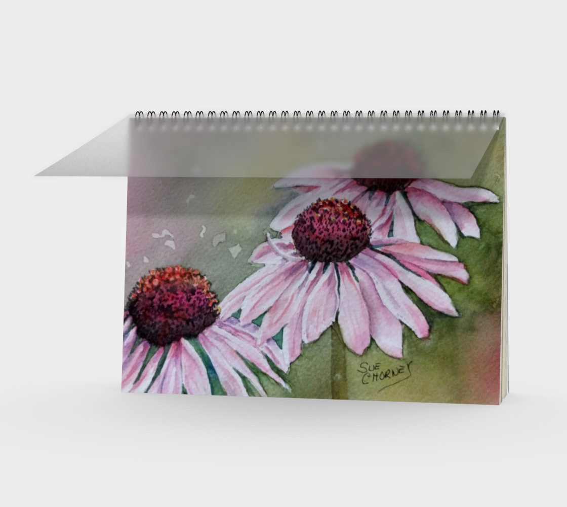 Echinacea Spiral Notebook preview #1